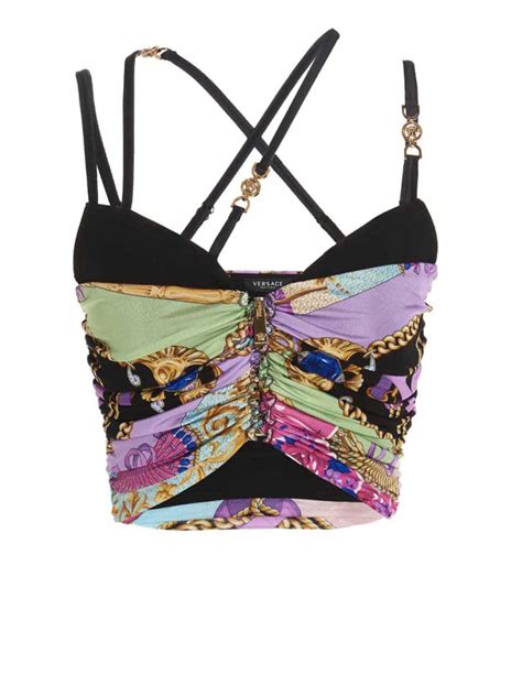 versace jersey bralette